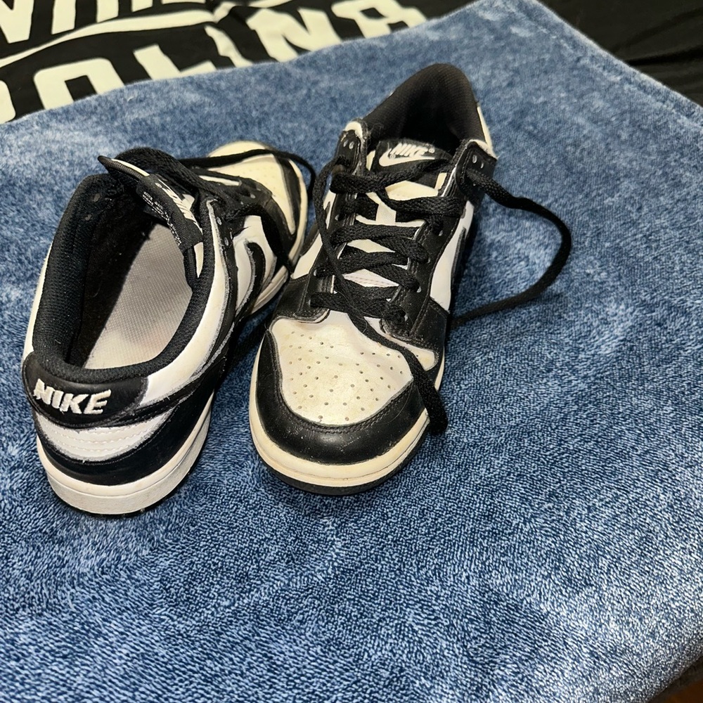 Nike Kids Black and White Sneakers